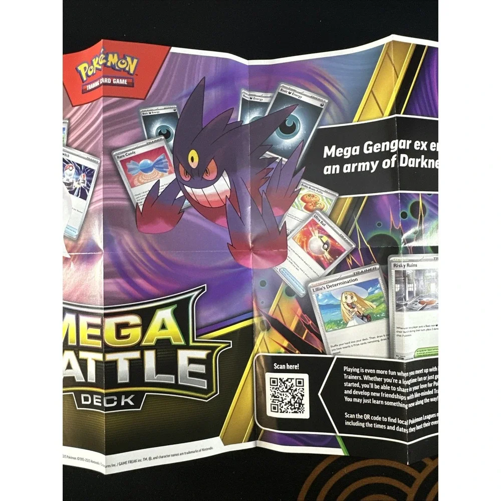 Mega Diancie Ex Battle Deck (Deck, coin, damage count, TCGO card, No Cards)